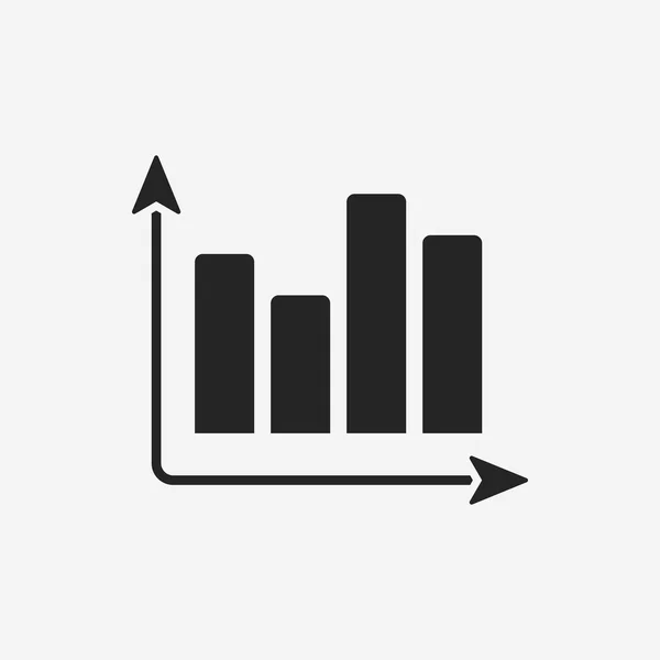 Információ chart ikon — Stock Vector