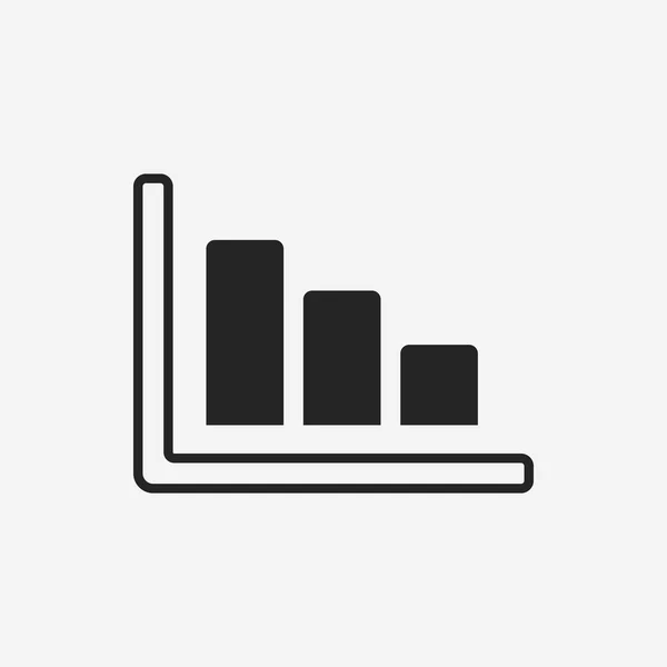 Ícone gráfico de informações —  Vetores de Stock