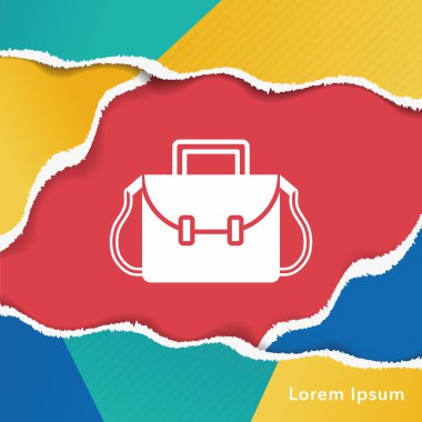 okul çantası simgesi