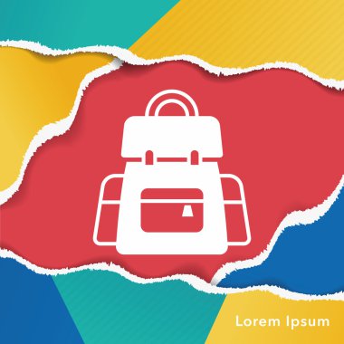 sırt çantası simgesini