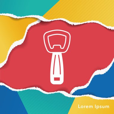 şişe açacağı simgesi