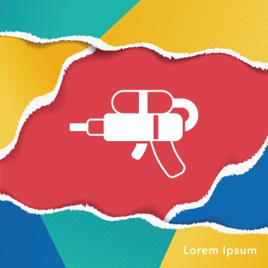 oyuncak su tabancası simgesi