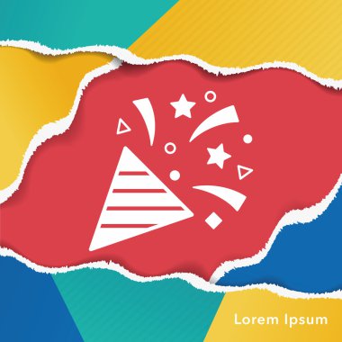 doğum günü kurdele simgesi