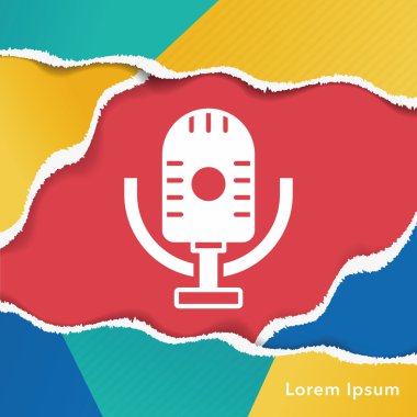 kayıt mikrofon simgesi