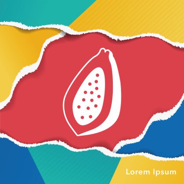 meyve papaya simgesi