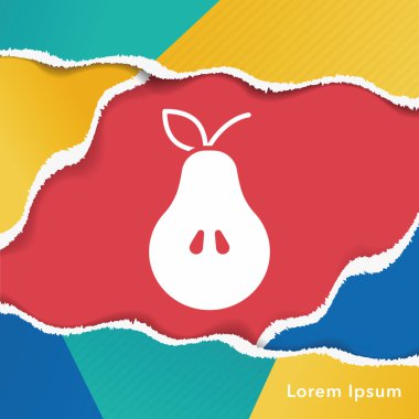 meyveler armut simgesi