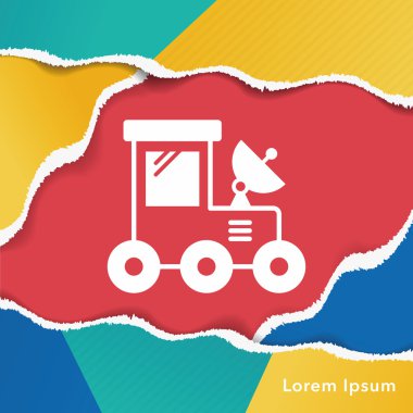 Alanı makine robot simgesi