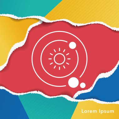 Uzay gezegen simgesi