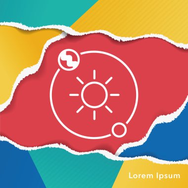 Uzay gezegen simgesi