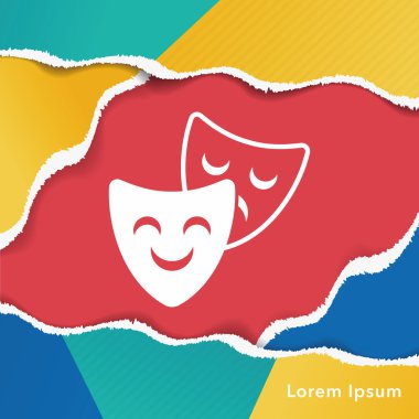 opera mask icon clipart
