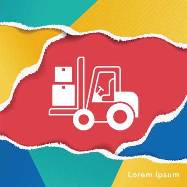 Lojistik kamyonu simgesi