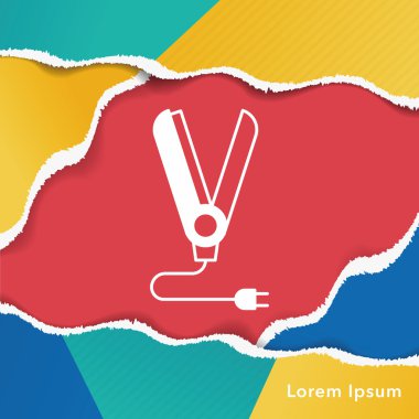 Saç curlers simgesi