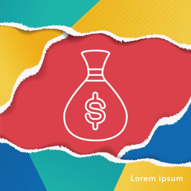 Para çizgisi simgesi