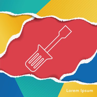 Tornavidalar satırı simgesi