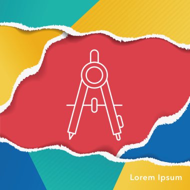 İleti örneği pergel satırı simgesi