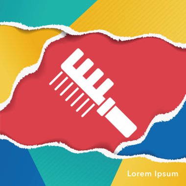 evde beslenen hayvan fırça simgesini