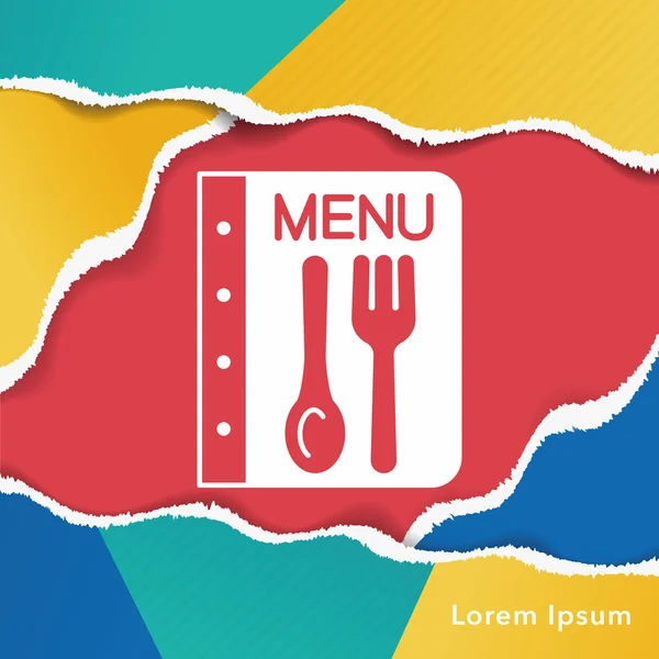 Icono de menú — Vector de stock