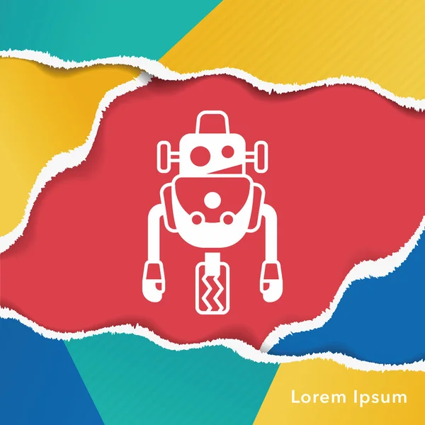 Robot ikon — Stock Vector