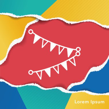 parti süslemeleri kurdele simgesi