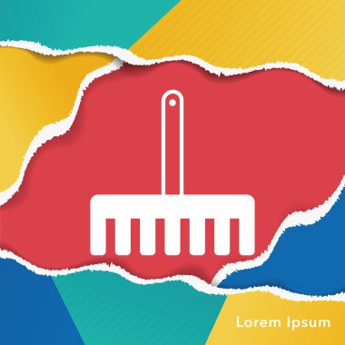 Bahçe küreği simgesi