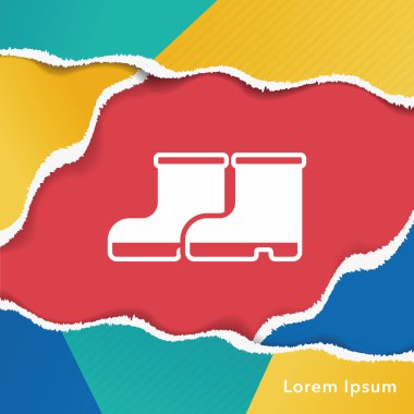 Simgesi yağmur botları