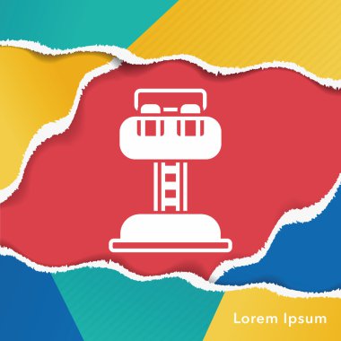 Eğlence Parkı açılan kule simgesi