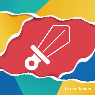 kılıç ve kalkan simgesi