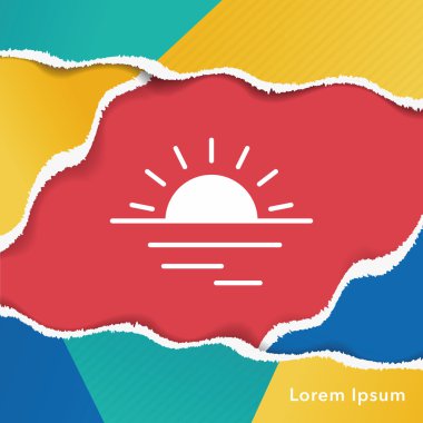 gün batımı simgesi