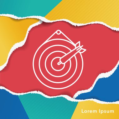 Okçuluk hedef satırı simgesi