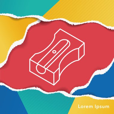 Kalem kalemtıraş satırı simgesi