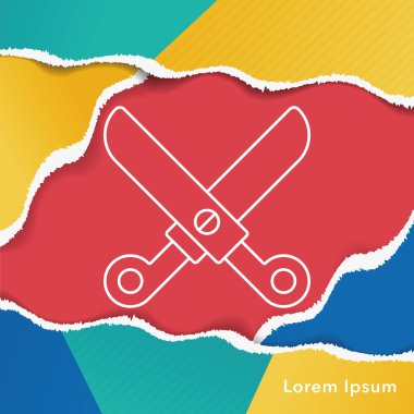 makas satırı simgesi