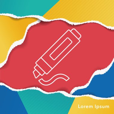 işareti satırı simgesi