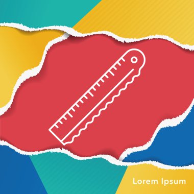 Cetvel satırı simgesi