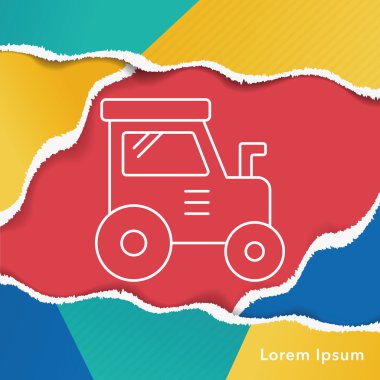 Kargo kamyonu satırı simgesi