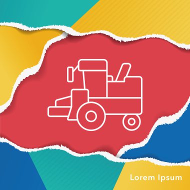 Kargo kamyonu satırı simgesi