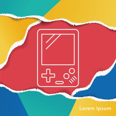 Taşınabilir oyun konsolları satırı simgesi
