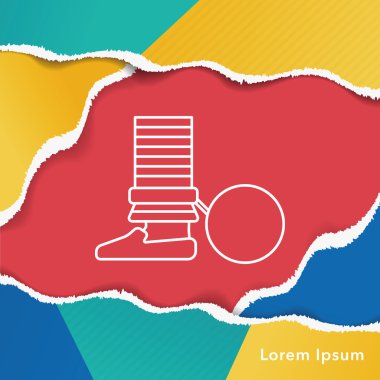 mahkum satırı simgesi