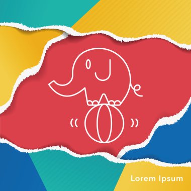 sirk fil satırı simgesi