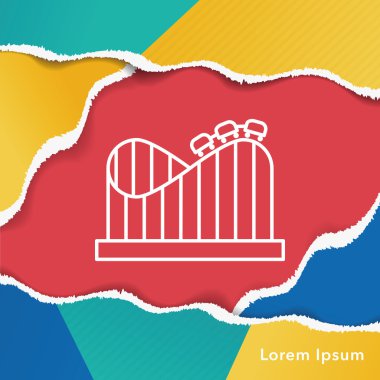 lunapark treni satırı simgesi