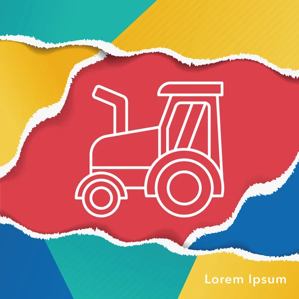Kargo kamyonu satırı simgesi