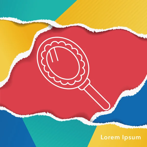 ayna satırı simgesi