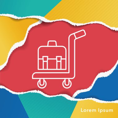bavul satırı simgesi