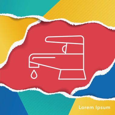 Musluk satırı simgesi