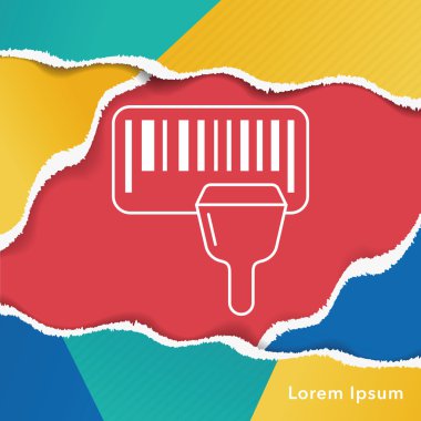 Barkod etiket satırı simgesi