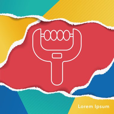 Yüz masaj satırı simgesi
