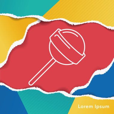 lolipop satırı simgesi
