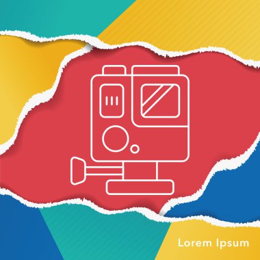 kamera satırı simgesi