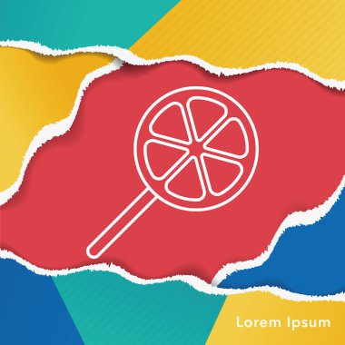 lolipop satırı simgesi