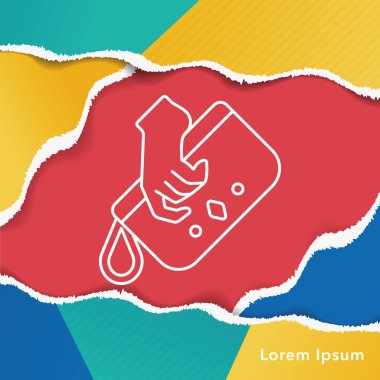 Çanta satırı simgesi