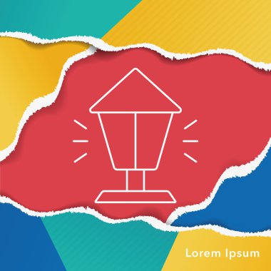 sokak ışık satırı simgesi